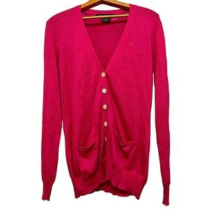 Ralph Lauren Polo Sport cardigan dark pink size M